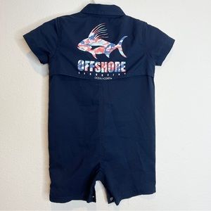 ocean coast fishing romper fish